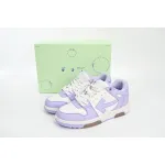 PKGoden  OFF-WHITE Out Of Office Calf Leather White Lilac, OWIA259F22LEA0010136