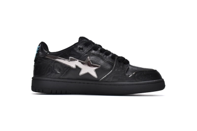 PKGoden   |  Bapesta Sk8 Sta Black Silver 1G70-109-0018 02