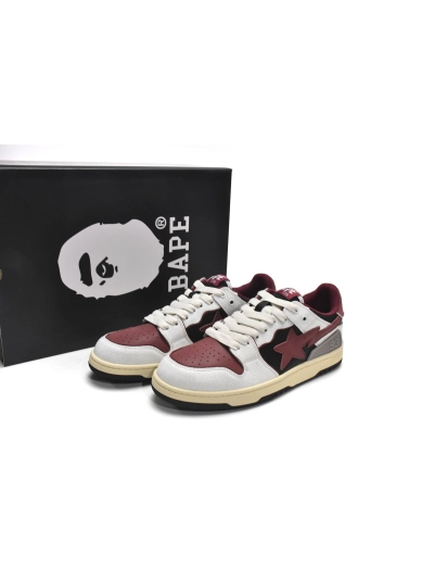 PKGoden   |  Bapesta Sk8 Sta Vintage White Red 1I20-291-020 01