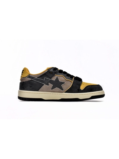 PKGoden   |  Bapesta Sk8 Sta Low Make old Black and Yellow 1120-291-021 02