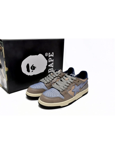 PKGoden   |  Bapesta Sk8 Sta Low Make old Khaki Blue 1120-291-019 01