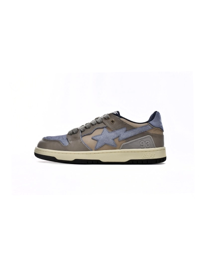 PKGoden   |  Bapesta Sk8 Sta Low Make old Khaki Blue 1120-291-019 02