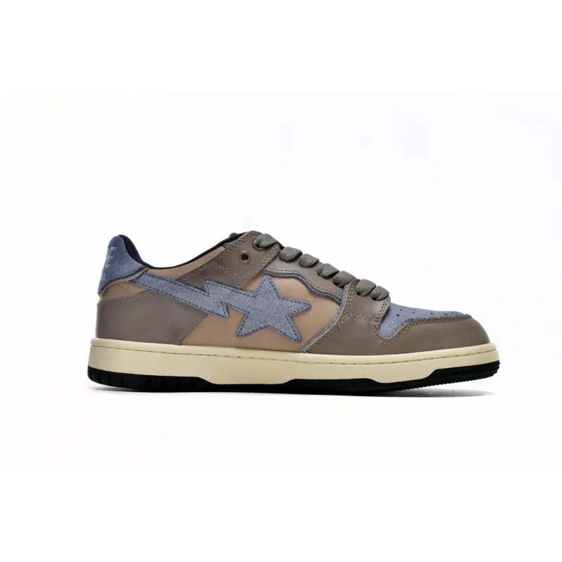 PKGoden  |  Bapesta Sk8 Sta Low Make old Khaki Blue 1120-291-019