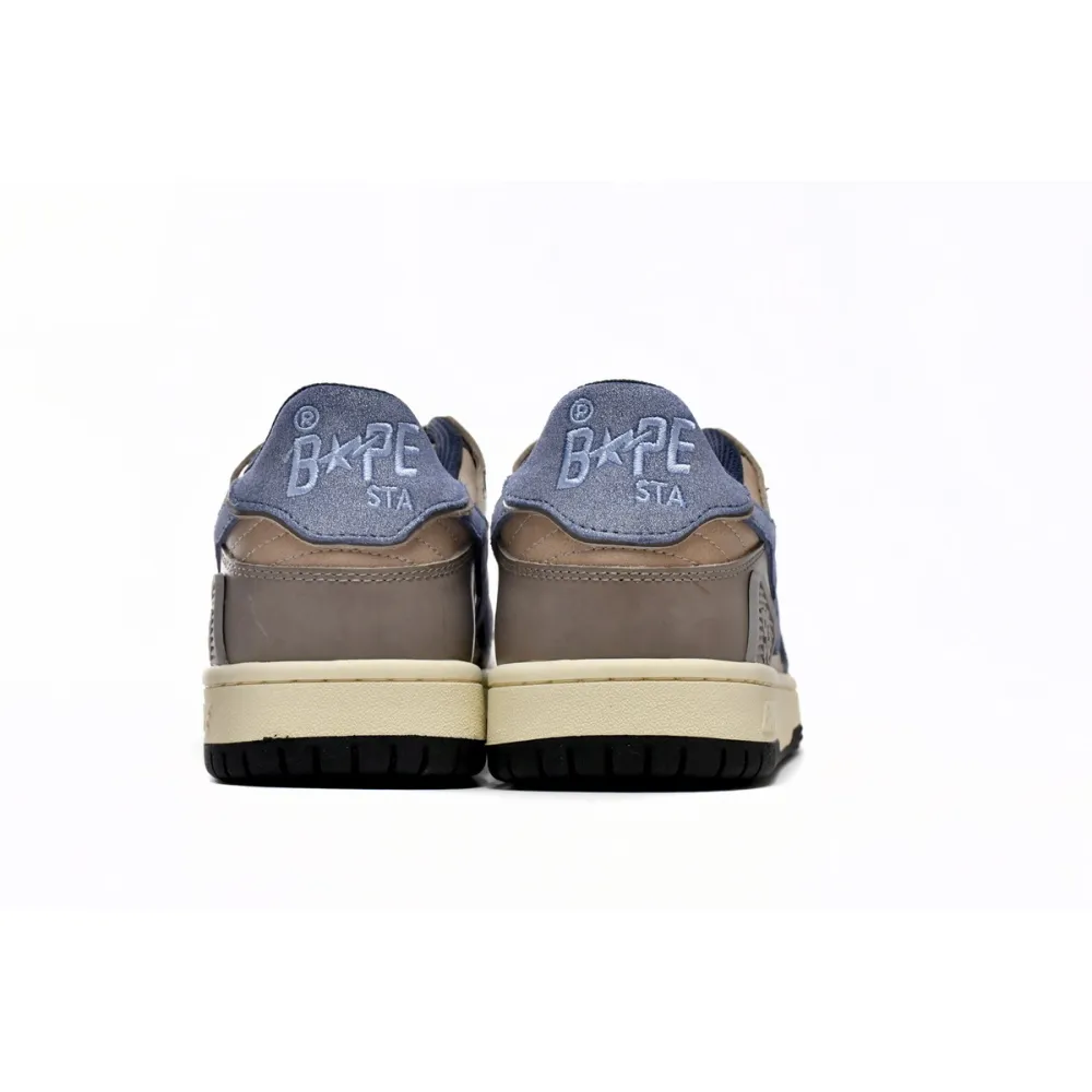 PKGoden  |  Bapesta Sk8 Sta Low Make old Khaki Blue 1120-291-019