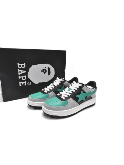 PKGoden   |  Bapesta Sk8 Sta Low Grey Green 1G70-109-0003 01