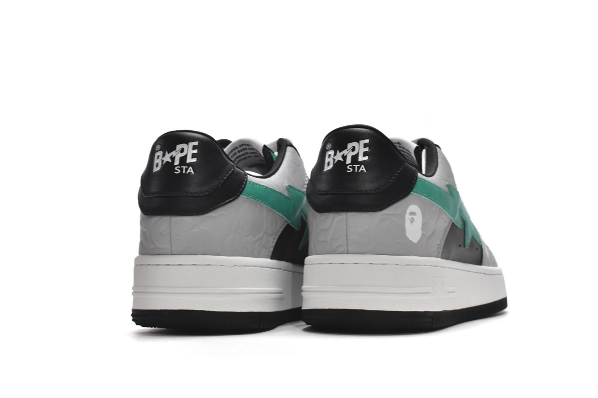 PKGoden  |  Bapesta Sk8 Sta Low Grey Green 1G70-109-0003