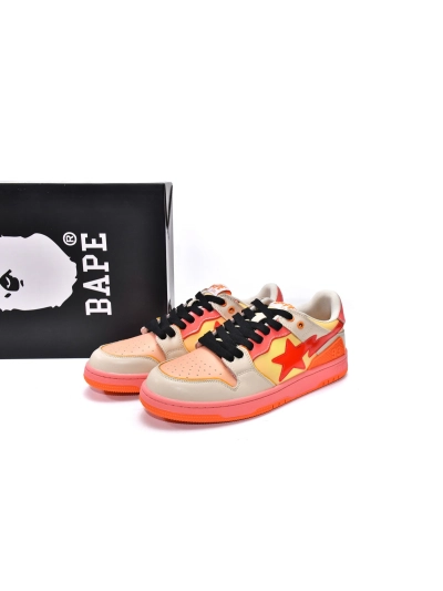 PKGoden   |  Bapesta Sk8 Sta Low Orange 1G70-109-0025 01