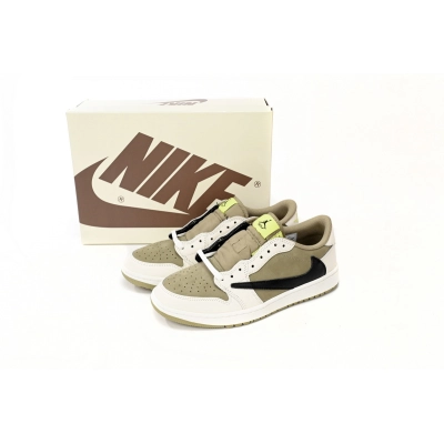 PKGoden  |  Jordan 1 Retro Low Golf Travis Scott Neutral Olive, FZ3124-200 01