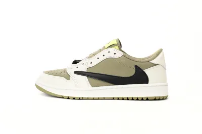 PKGoden Jordan 1 Retro Low Golf Travis Scott Neutral Olive, FZ3124-200 01