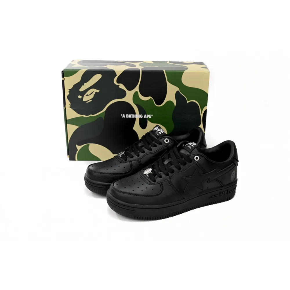 PKGoden {20$ OFF, Litmited Time}  A Bathing Bapesta Sk8 Sta Low Black