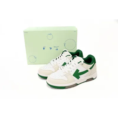 PKGoden  OFF-WHITE Out Of Office White Green OMIA189 C99LEA00 10455 01