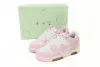PKGoden  OFF-WHITE Out Of Office OOO Low Tops White Light Pink