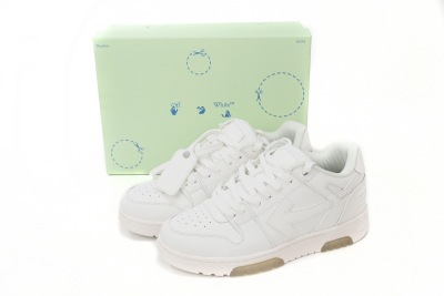 PKGoden OFF-WHITE Out Of Office OOO Low Tops Triple White 02