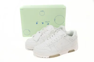 PKGoden OFF-WHITE Out Of Office OOO Low Tops Triple White 02