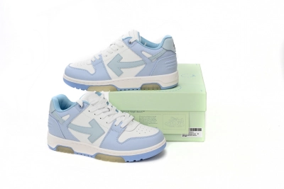 PKGoden  OFF-WHITE OOO Low Out Of Office Calf Leather White Light Blue 02