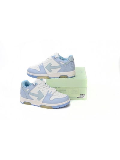 PKGoden  OFF-WHITE OOO Low Out Of Office Calf Leather White Light Blue 02