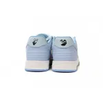 PKGoden  OFF-WHITE OOO Low Out Of Office Calf Leather White Light Blue