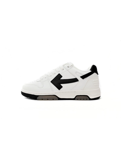 PKGoden OFF-WHITE Out Of Office OOO 30 MM Low Tops Black White Blue 01
