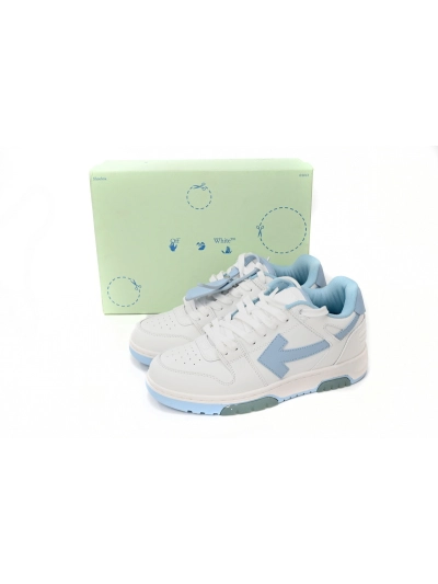 PKGoden OFF-WHITE Out Of Office OOO 30 MM Low Tops White Light Blue 02