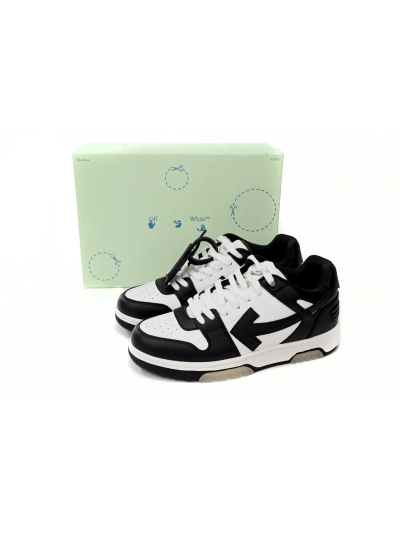 PKGoden OFF-WHITE Out Of Office OOO Low Tops White Black White 02