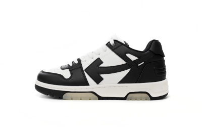PKGoden OFF-WHITE Out Of Office OOO Low Tops White Black White 01