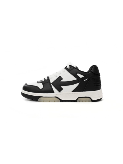 PKGoden OFF-WHITE Out Of Office OOO Low Tops White Black White 01
