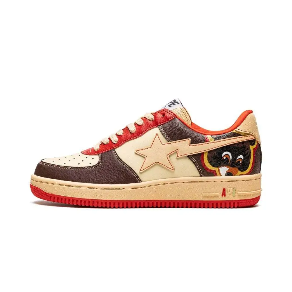 PKGoden {20$ OFF, Litmited Time}  A Bathing Ape BapeSta LowKanye West College Dropout,0607FS-001