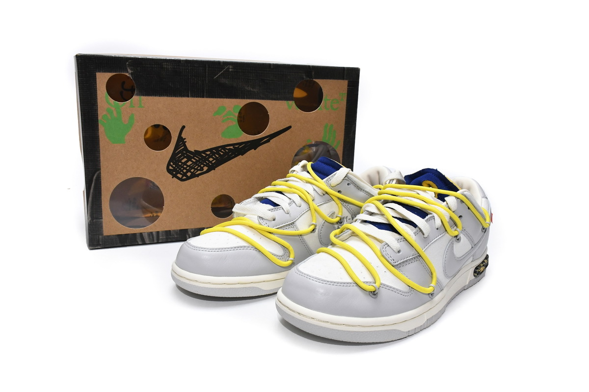 PKGoden  Dunk Low Off-White Lot 27, DM1602-120
