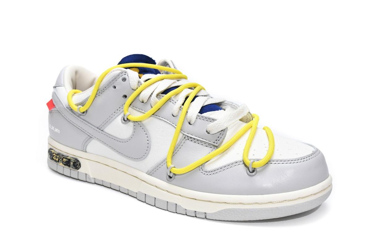 PKGoden  Dunk Low Off-White Lot 27, DM1602-120