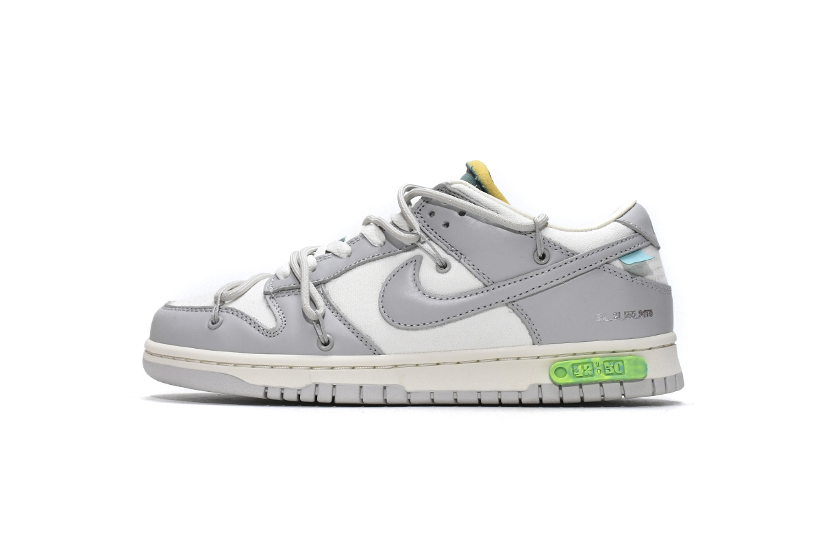 PKGoden  Dunk Low Off-White Lot 42, DM1602-117