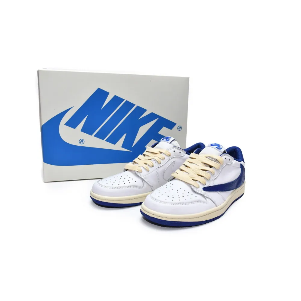 PKGoden  | PKGoen Travis Scott x Air Jordan 1 Low WhiteBlue,DM9868-218