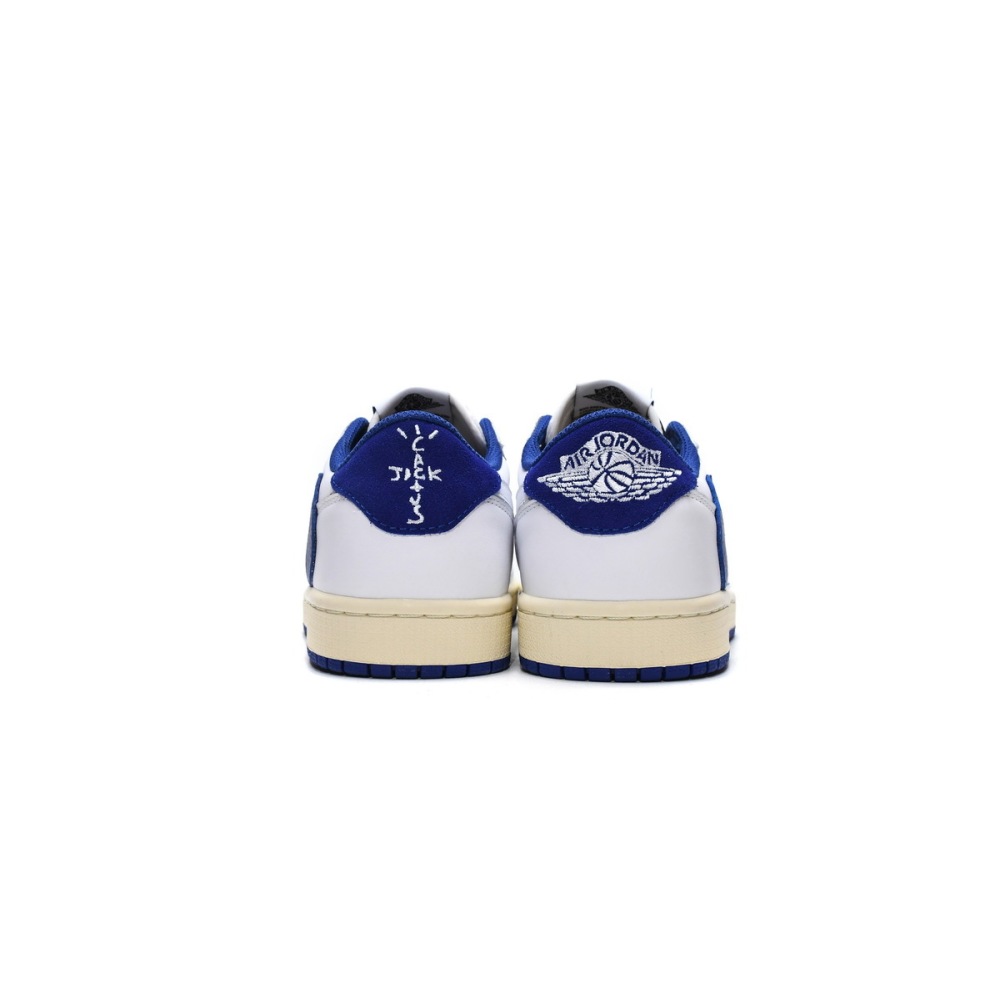 Travis Scott x Air Jordan 1 Low WhiteBlue,DM9868-218, Replica Shoes