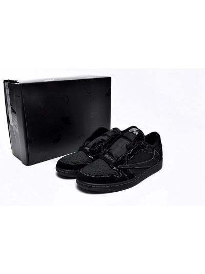 [Flash Sale] PKGoden  Jordan 1 Retro Low OG SP Travis Scott Black Phantom,DM7866-001 02