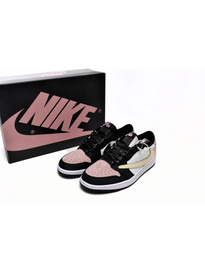 PKGoden   |  Travis Scott x Air Jordan 1 Low Black Red,DM7866-066 01
