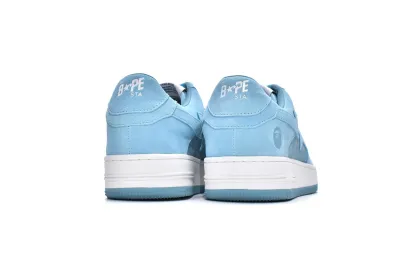 PKGoden   |  Bapesta Sk8 Sta Low Suede blue ,1G70-109-0008  02