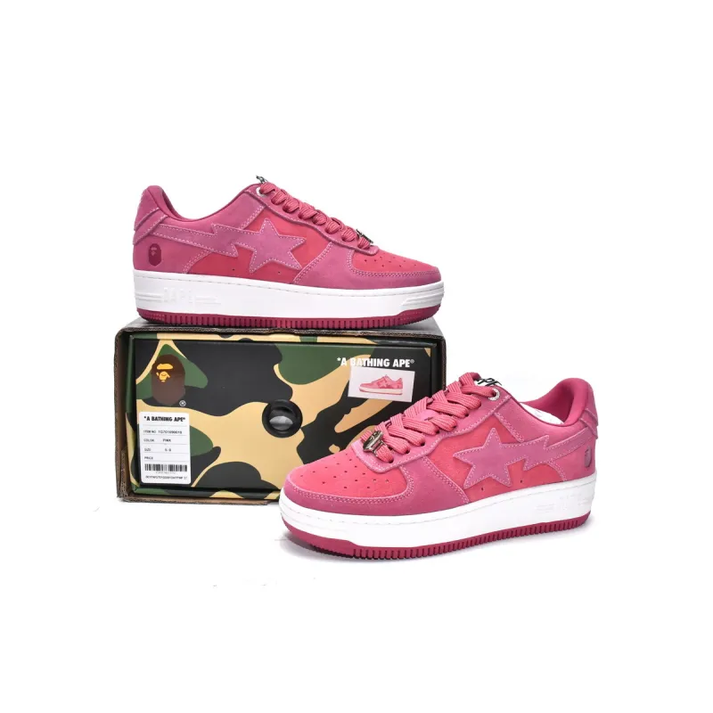 PKGoden  |  Bapesta Sk8 Sta Low Pink suede,1G70-109-0010 