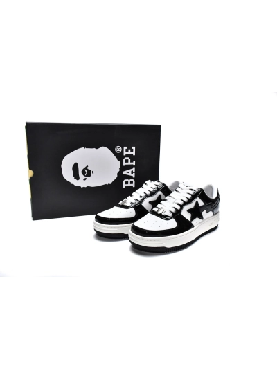PKGoden   Bapesta Sk8 Sta Low White Black 1G70-109-0001 01