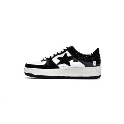PKGoden  Bapesta Sk8 Sta Low White Black 1G70-109-0001 02