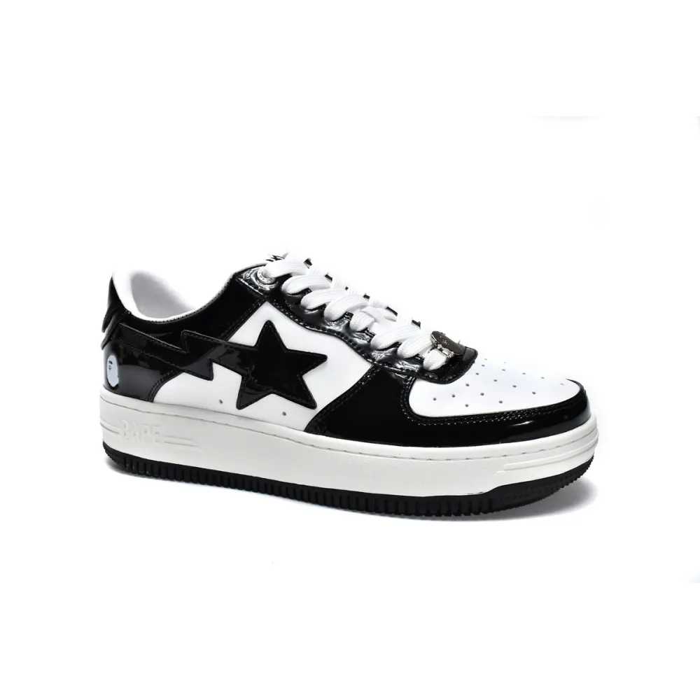 PKGoden  Bapesta Sk8 Sta Low White Black 1G70-109-0001