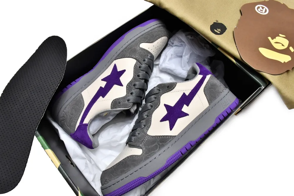 PKGoden   |  Bapesta Sk8 Sta Low Purple 1G70-191-032 
