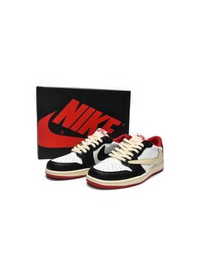 PKGoden Travis Scott x Jordan 1 Low Black Red, DM7866-166 02