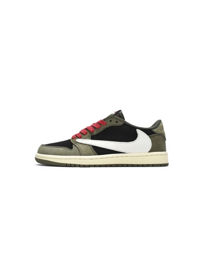 PKGoden Travis Scott x Jordan 1 Low Dark Green,DM7866-002 01