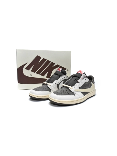 🔥[Free Shipping] PKGoden Jordan 1 Retro Low OG SP Travis Scott Reverse Mocha,DM7866-162 02