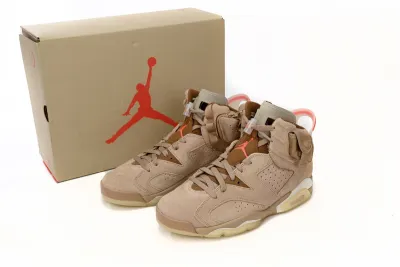 PKGoden   |  Air Jordan 6 Travis Scott British Khaki,DH0690-200 01