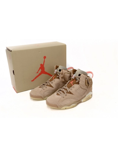 PKGoden   |  Air Jordan 6 Travis Scott British Khaki,DH0690-200 01