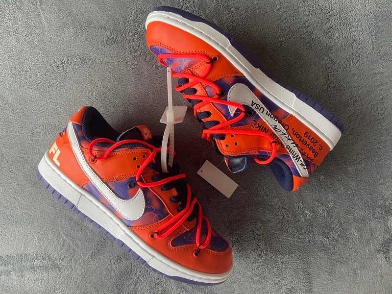 PKGoden  |  Dunk Low Off-White Futura Orange, DD0856-801