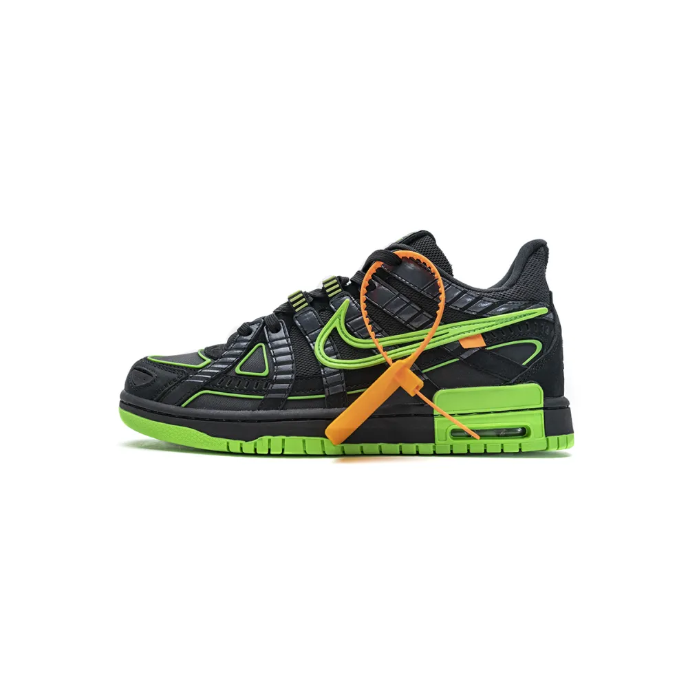 PKGoden  |  Air Rubber Dunk Off-White Green Strike, CU6015-001