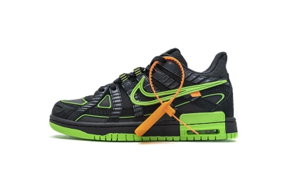 PKGoden  Air Rubber Dunk Off-White Green Strike, CU6015-001 01