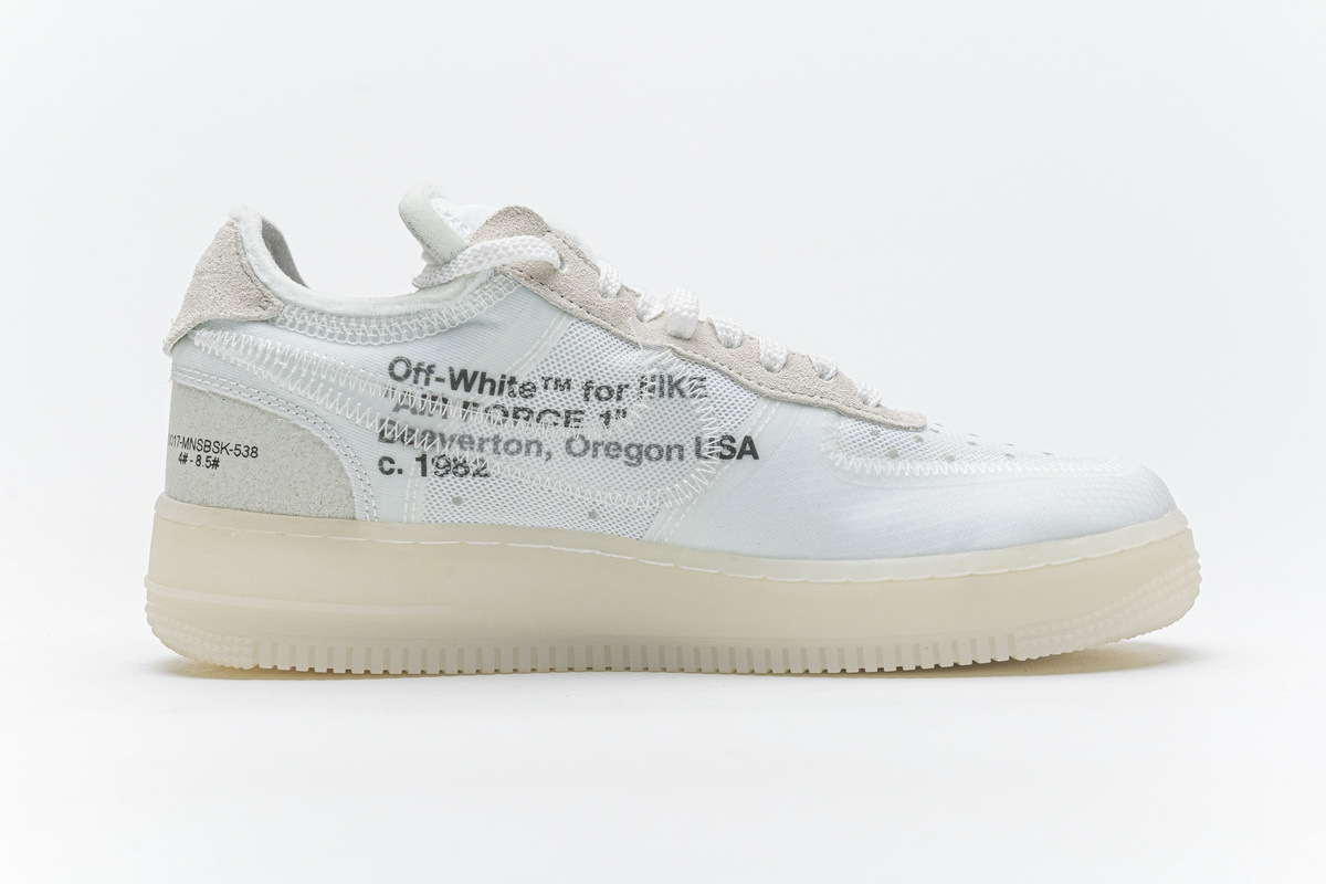  PK God Air Force 1 Low Off-White, AO4606-100  the best replica sneaker 