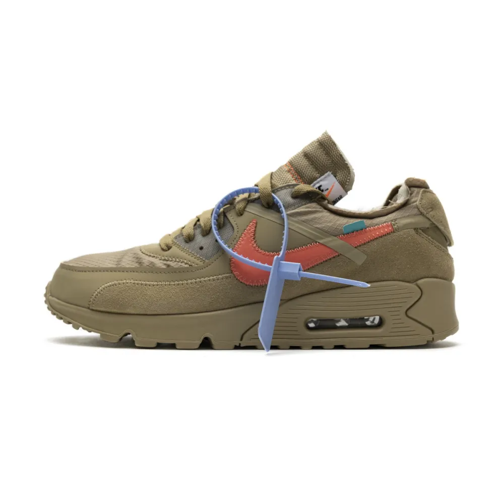  PK God  Air Max 90 OFF-WHITE Desert Ore, AA7293-200 the best replica sneaker 